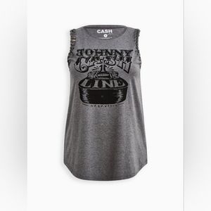Torrid johnny cash tank top size 5